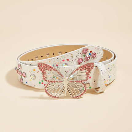 Female Versatile Layered Decorative Rhinestone Belt