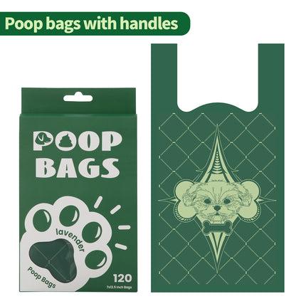 Handle Dog Waste Bag EPI Vest Poop Picking Bags Degradable Cat Litter Bag