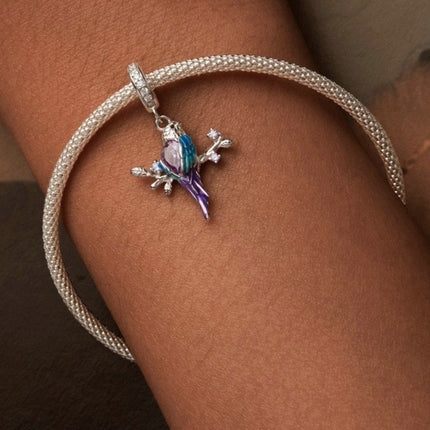 Natural Animal S925 Sterling Silver Ornament Wholesale Beaded Female Accessories