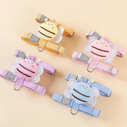 Cat Small Dog Wings Decoration Adjustable Chest Harness Leash Set Pet Supplies