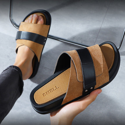 Outer Wear Home Bathroom Non-slip Platform Slippers