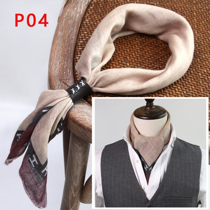 All-matching Men's Scarf Thin Youth Silk Scarf