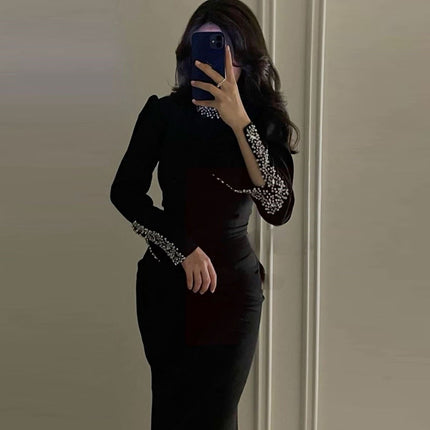 Basic Retro Elegance Bandage Dress