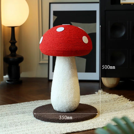 Cat Climbing Frame Mushroom Sisal Cat Scratch Board No Dandruff