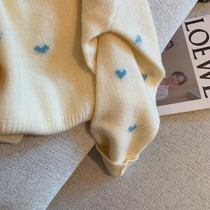 All-matching Youthful-looking Idle Style Soft Glutinous Short Sweater