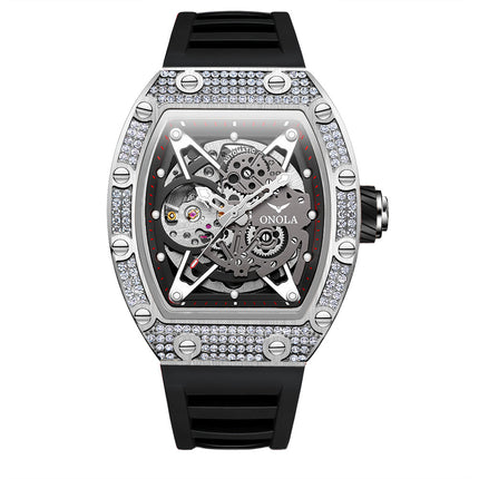 Fully-jewelled Automatic Mechanical Watch Men