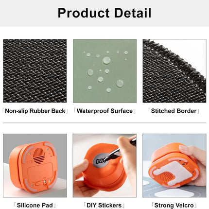 MEWOOFUN Dog Talking Buttons Set - 3 Recordable Communication Buttons With