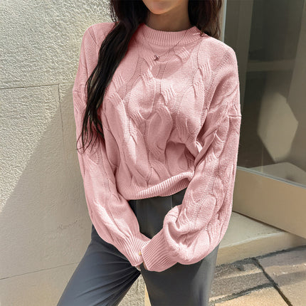 Long Sleeve Bottoming Shirt Sweaters Women's Clothing