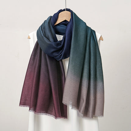 Fashion Commuter Simple Style Plain Long Scarf