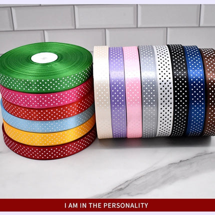 Handmade Bow Polka Dot Ribbon