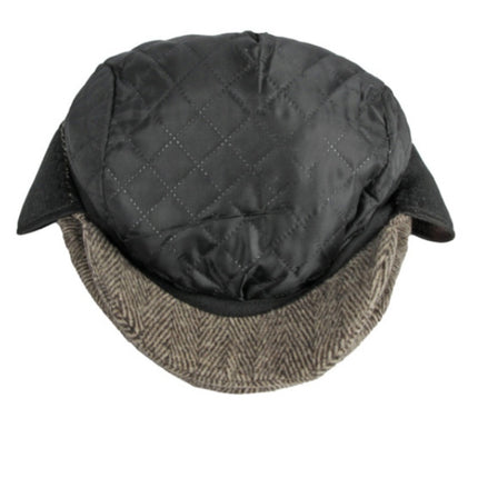 Vintage Woolen Warm Ear Protector Beret Male