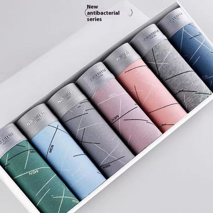 Men's Boxer Inner Antibacterial Underwear 4 Pack