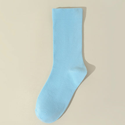 Women's Summer Thin Pure Cotton Mid-calf Length Socks Seamless Socks