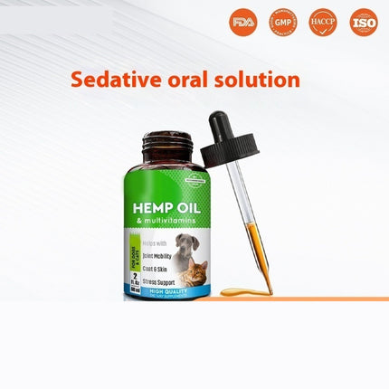 Glass Bottle With Straw Pet Vitamin Nutrient Solution