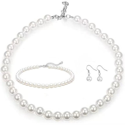 French Retro Artificial Pearl Necklace