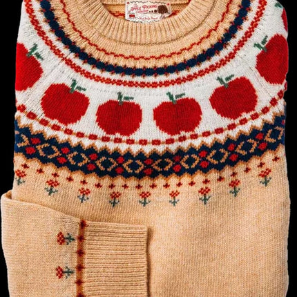 Women's Simple Loose Digital Printed Round Neck Sweater