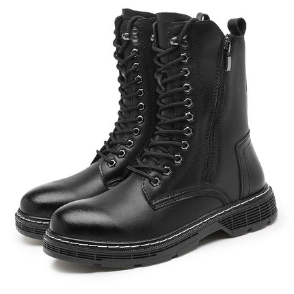 Autumn And Winter Plus Size Men's Long High-top Martin Boots