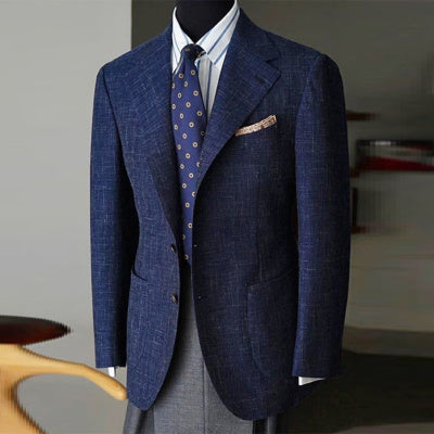 Men's Casual Slim-fitting Suit Top