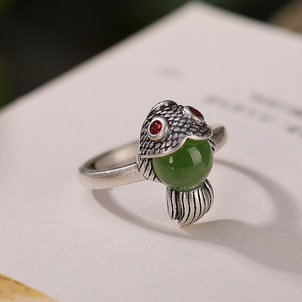 S925 Sterling Silwer Persoonlike Ring Vir Vroue