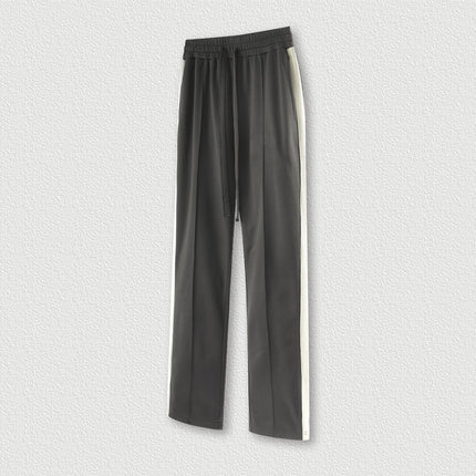 Basic Style Side Ribbon Trousers For Men