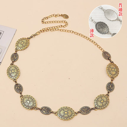 Mode Middel Ketting Vroue Retro Boheemse