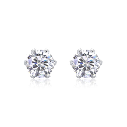 Sterlig Solo Dans - Premium Moissanite Luukse Mode Ligte Luukse Juweliersware Silwer Knopoorbelle S925 Versilwerde Platinum