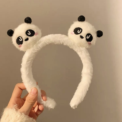 Cute Face Wash Hair Bands Female Cartoon Headwear Hair Band Headband Apply