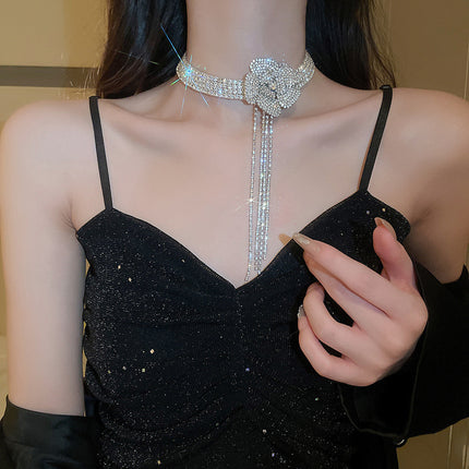 Diamantblom Kwassie-ketting Ligte Luukse Hoëgraadse Truiketting