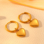 Gold Bead Stud Earrings H213