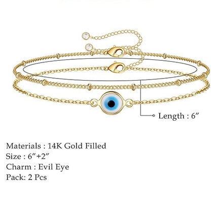 Fyn Goue Armbande Vir Vroue, 14K Goud Gevulde Verstelbare Laag Armband Oulike Ovale Ketting Stafie Goue Armbande Vir Vroue Juweliersware