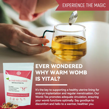 Chinaherbs Natuurlike Baarmoedertee Vroulike Tydperk Menstruele Krampe Warmer Hormoonbalans Gloeiende Skoonheidsorg Verpak In Sak