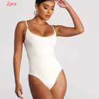 White round neck 2pcs / 2XL
