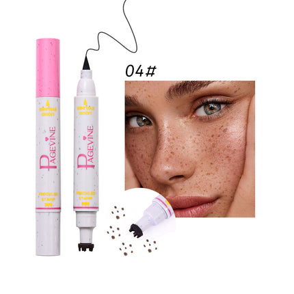 Vroue se Dubbelkop Vlekverwyderingspen Vloeibare Eyeliner