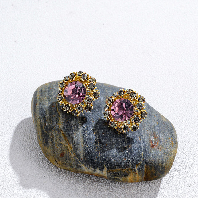 Earrings Frosted Shell Beads Solid Color