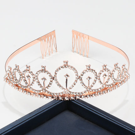 Verjaardagkroon Bruidslegering Blink Diamant Haarbykomstigheid