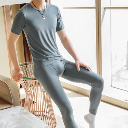 Men's Home Wear Ice Silk Bottoming Shirt