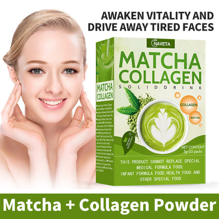 Glutation Kollageen Matcha Poeier
