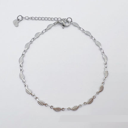 European And American Style Fashion Special-interest Stainless Steel Anklets Love Anklet Multi-style Ins