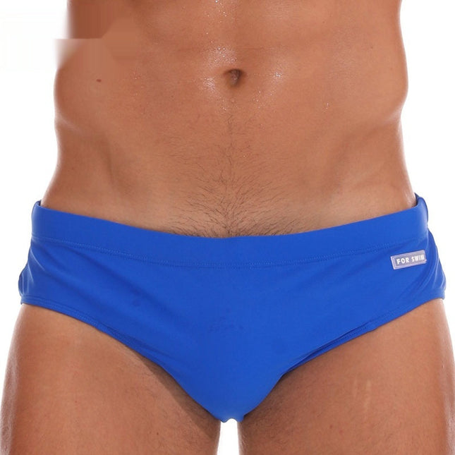 Solid Color Plus Size Swimming Shorts