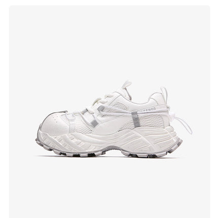 Breathable Mesh Foam Bottom Platform Dad Shoes