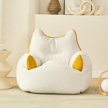 Effen Kleur Verwyderbare En Wasbare Teddie Haar Beanbag Oortreksel