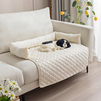 Pet Pad Beige With Pillow / 75x120cm
