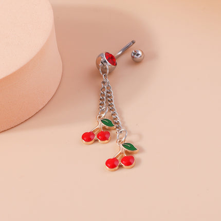 Kersie Naeltjie Piercing Spotprent Persoonlikheid Oulik En Elegant