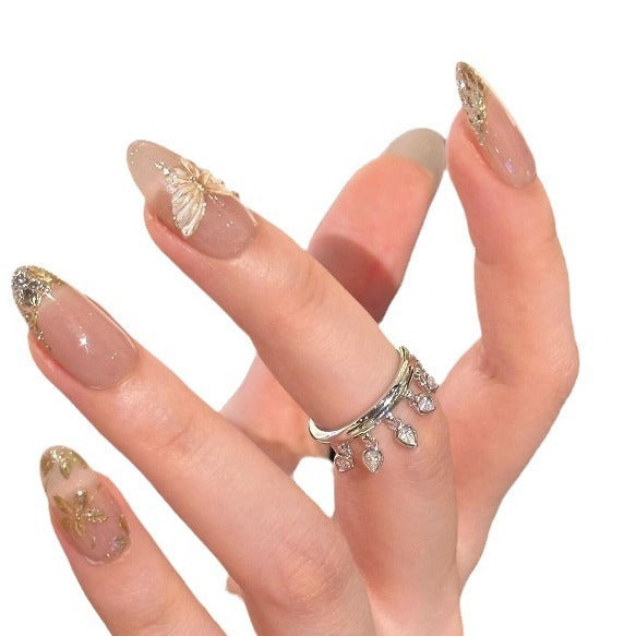 Water Droplet Fringe Ring Exquisite And Simple