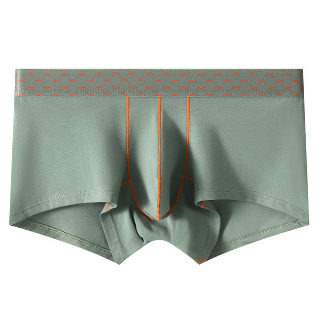 Men's Sports Fitness Low Waist Small Boxer Contrast Color Pants