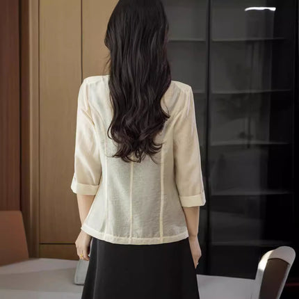 Summer Tencel Women's Suit Jacket