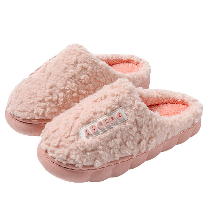 Indoor Warm Thickened Couple Cotton Slippers