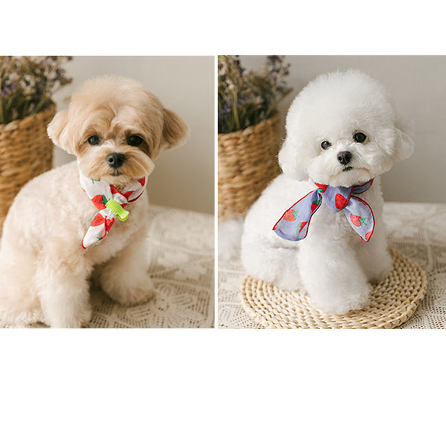 Dog Bib Scarf Pet Cat Bib Cute Small And Medium-sized