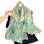 Flower dyeing green