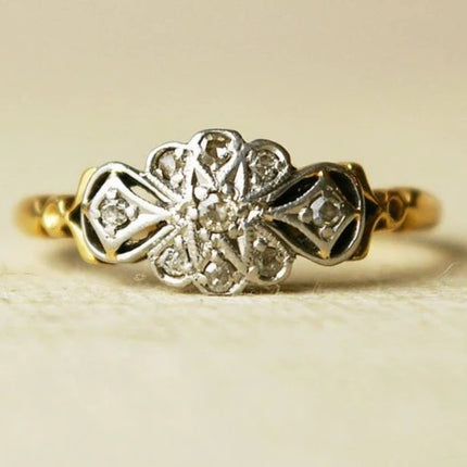 Retro Fashion Minimalism Unique Women Ring